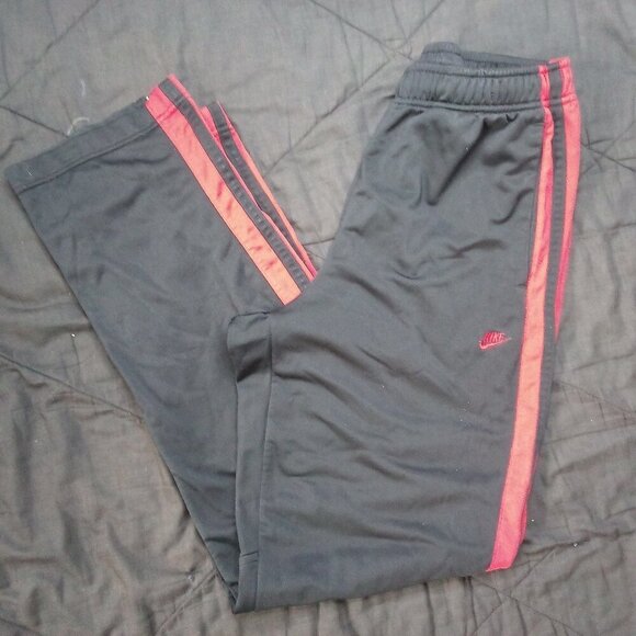 Vintage Y2K Nike Striped Sweat Pants Joggers Trainers - Picture 1 of 8
